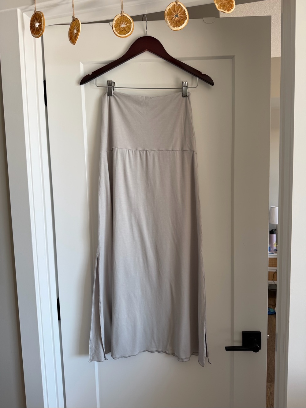 Indigo Luna Agni Skirt in Silver Gray